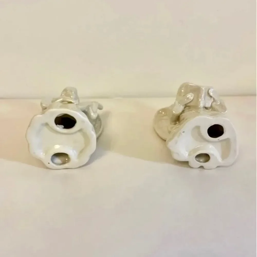 Iridescent Ceramic Angel Figurine‎ Set